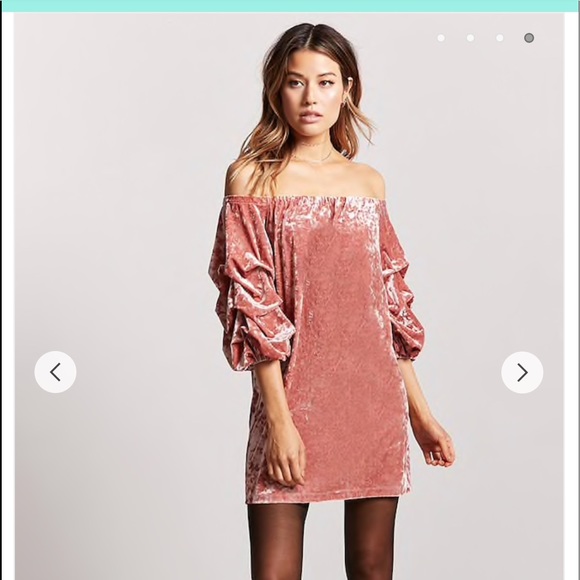 Forever 21 Dresses & Skirts - Forever 21 pink velvet dress